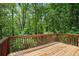 Backyard deck with views of the trees and nature, great for entertaining and relaxation at 5174 Ridge Tarn, Acworth, GA 30102