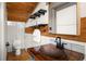 Charming bathroom features rustic wood accents, stylish fixtures, and a copper sink at 320 Martin Luther King Jr Se Dr # 15, Atlanta, GA 30312