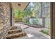 Outdoor patio with brick pavers and privacy fence at 12 Westchester Square Sq, Decatur, GA 30030