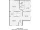 Detailed floor plan of the first floor highlights the main living areas at 12 Westchester Square Sq, Decatur, GA 30030