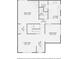 Detailed floor plan showcasing the layout of the kitchen, living room, Gathering room, bedrooms, and bathrooms at 12 Westchester Square Sq, Decatur, GA 30030