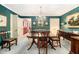 Elegant dining room with a chandelier and traditional décor at 1534 September Chase, Decatur, GA 30033