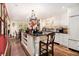 Spacious kitchen with a center island, pendant lighting, and modern appliances at 1534 September Chase, Decatur, GA 30033