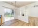 Dining Area with sliding glass doors and backyard access at 312 Burdock Trce, Woodstock, GA 30188