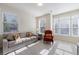 Sunlit living room with large windows, comfortable seating, and neutral decor at 5260 Cresslyn Rdg, Alpharetta, GA 30005