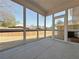 Enclosed back porch, offering a peaceful outdoor space with serene views at 1277 Fern Ridge Ct # 22, Norcross, GA 30093