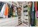 Organized walk-in closet with ample storage for clothes, shoes, and accessories at 1358 Pavilion Se Ct, Atlanta, GA 30316