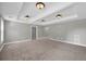 Large basement featuring neutral walls, carpet and recessed lights at 3641 Carriage Glen Way, Dacula, GA 30019
