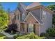 An appealing angle of the home showing brick and siding details with manicured landscaping at 3641 Carriage Glen Way, Dacula, GA 30019