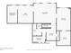 Basement floor plan featuring utility room, office, living room, bedroom, and kitchen at 3641 Carriage Glen Way, Dacula, GA 30019