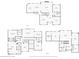 Home floor plans shows layout of first floor, second floor, and basement at 3641 Carriage Glen Way, Dacula, GA 30019