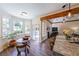 Cozy breakfast nook with large windows, and access to outdoor patio at 6510 Newcastle Way, Cumming, GA 30040