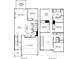 Detailed two-story floor plan featuring open-concept living, five bedrooms, and a convenient two-car garage layout at 5115 Abdulla Dr, Cumming, GA 30041