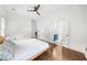 Spacious Primary bedroom featuring hardwood floors, white walls, and ensuite bathroom access at 2407 Boulder Se Rd, Atlanta, GA 30316