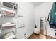 Walk-in closet with custom storage solutions, including shelves and hanging space at 2407 Boulder Se Rd, Atlanta, GA 30316