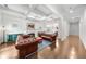 Elegant living room with coffered ceiling and a cozy fireplace at 2407 Boulder Se Rd, Atlanta, GA 30316