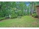 Expansive backyard with lush greenery, mature trees, and well-maintained lawn at 4807 Kenilworth Dr, Stone Mountain, GA 30083