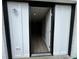A painted basement entry with a white door and contrasting black trim at 3078 Michael Sw Dr, Marietta, GA 30060