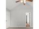 Cozy bedroom with a vaulted ceiling and carpet flooring at 102 Pine Bark Dr, Villa Rica, GA 30180