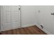 A room featuring laminate flooring at 102 Pine Bark Dr, Villa Rica, GA 30180
