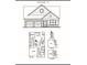 Detailed floor plan of a modern home with a two-car garage and multiple rooms at 121 Maplewood Ln, Conyers, GA 30094