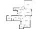 Home floorplan featuring the kitchen, Gathering room, bedroom and deck at 230 Ridge Point Ct, Alpharetta, GA 30022
