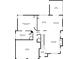 Detailed floorplan of the home, showing the layout of the primary bedroom, kitchen, and living room at 230 Ridge Point Ct, Alpharetta, GA 30022