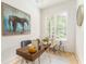 Bright home office featuring a stylish desk, a large window, and contemporary artwork at 253 Rockyford Ne Rd, Atlanta, GA 30317