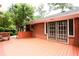 Spacious outdoor wooden deck with a view of the lush backyard at 2227 Leafmore Drive, Decatur, GA 30033