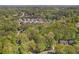 Beautiful aerial view of the neighborhood with lush trees offering serene privacy at 4152 Barberry Ne Dr, Roswell, GA 30075