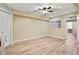 Finished basement with modern flooring and recessed lighting at 4152 Barberry Ne Dr, Roswell, GA 30075