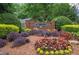 Hedgerow community sign surrounded by colorful landscaping at 4152 Barberry Ne Dr, Roswell, GA 30075