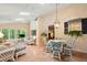 Bright sun room with tile flooring and a vaulted ceiling at 4152 Barberry Ne Dr, Roswell, GA 30075
