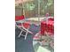 Screened-in porch with comfortable seating and a view of the backyard at 3102 Aberdeen Cv, Lithonia, GA 30038
