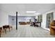 Finished basement with tile flooring, neutral paint, and a walkout door, offering additional living space at 842 Laurel Crest Sw Ct, Marietta, GA 30064