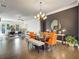 Bright dining room with view of a contemporary open floor plan at 1127 Provence Ln, Decatur, GA 30033