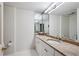 Bright bathroom with granite counters, ample cabinet space and great lighting, ideal for easy morning routines at 4620 Wieuca Ne Rd # 42, Atlanta, GA 30342