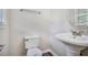 Bathroom featuring a new vanity and a decorative mirror at 3436 Dodson Ter, Atlanta, GA 30344