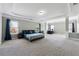 Spacious bedroom suite with a tray ceiling, sitting area, and plenty of natural light from large windows at 4850 Wilshire Xing, Cumming, GA 30040