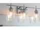 Close up view of a modern bathroom light fixture at 1714 Gunnin Nw Trce # 237, Atlanta, GA 30318