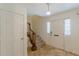 Entryway features tile flooring, staircase, and a white door with sidelights at 4101 Dunwoody Club Dr # 49, Atlanta, GA 30350