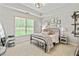 Well-appointed bedroom featuring natural light and a stylish gallery wall above the bed at 255 Ashmere Ct, Tyrone, GA 30290