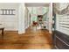 Inviting foyer featuring gleaming hardwood floors, high ceilings, and elegant staircase at 255 Ashmere Ct, Tyrone, GA 30290