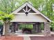 Community picnic pavilion with seating provides a gathering spot for residents at 1345 Starboard Way, Cumming, GA 30041