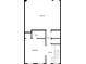 Layout featuring a garage, bathroom, bedroom, hall, and foyer showcasing the home's design and flow at 217 Napa Dr, Woodstock, GA 30188