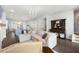 Spacious open-concept layout with hardwood floors and lots of windows at 217 Napa Dr, Woodstock, GA 30188