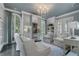 Cozy sitting area with large windows, custom cabinets, a wine fridge, and comfortable seating at 6805 Bucks Rd, Cumming, GA 30040