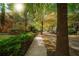 Charming street view with tree-lined sidewalks and well-maintained landscaping adds curb appeal at 6805 Bucks Rd, Cumming, GA 30040