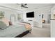 Spacious bedroom with comfortable furniture and a large window for natural light at 100 Grove View Rd, Woodstock, GA 30189
