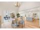 Bright dining area with table and kitchen island view at 490 Mount Paran Rd, Atlanta, GA 30327